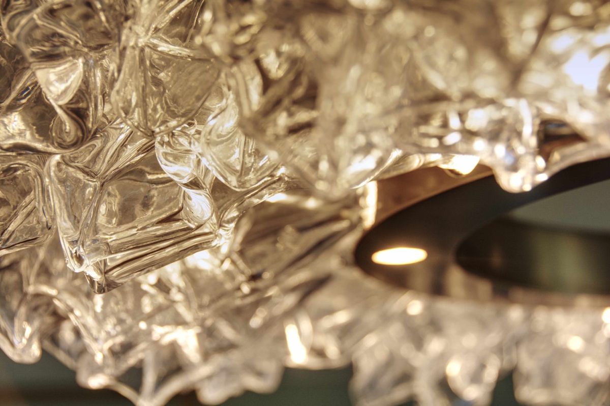 Statement chandelier in renovated historic home — Capitol Hill Colonial, Seattle