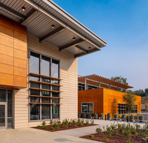 Entrance design — 3380 Coyote Hill Road, Commercial Works — Andeva Designs