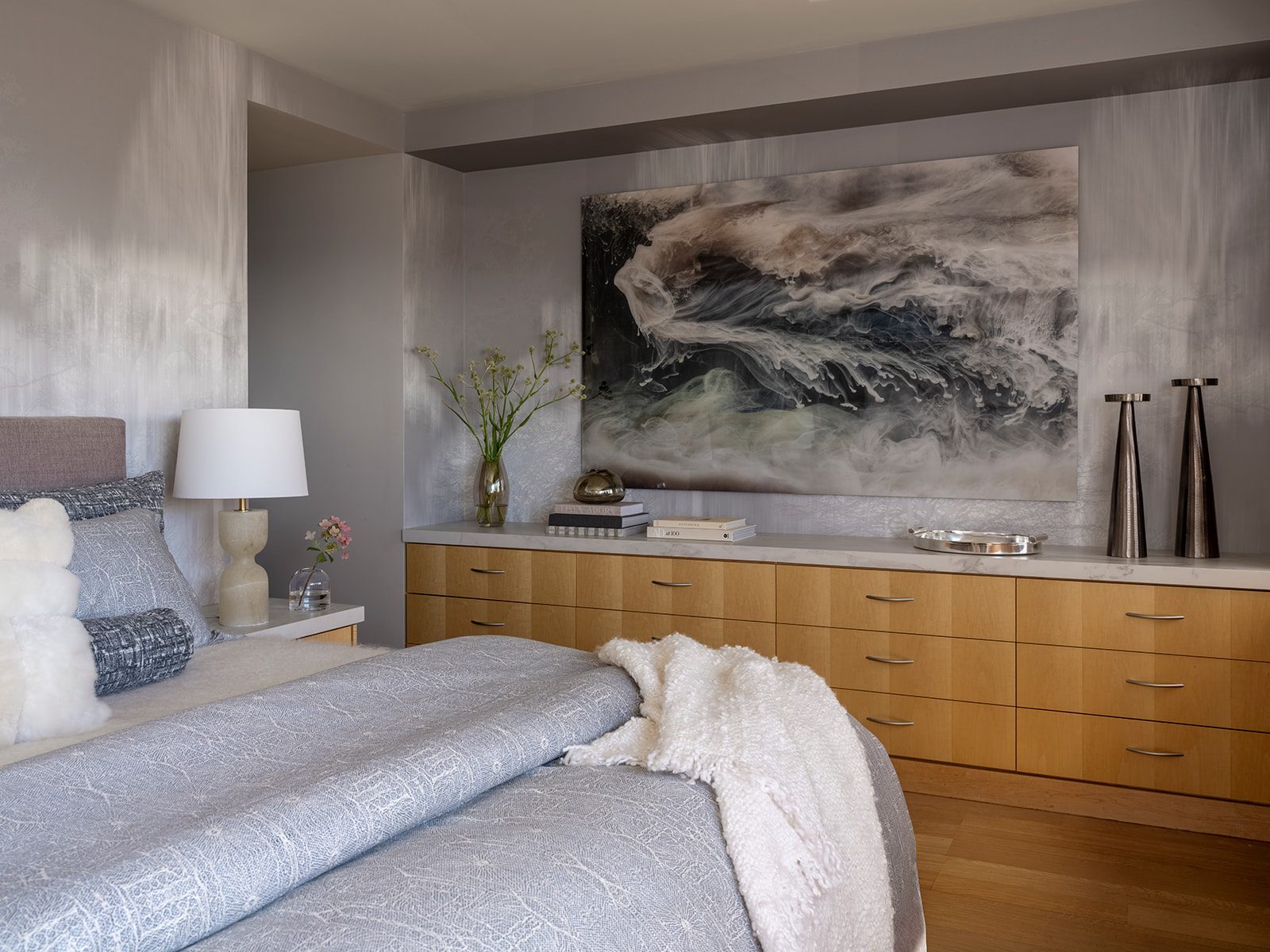 Contemporary interior detail, First Hill Penthouse — First Hill, Seattle